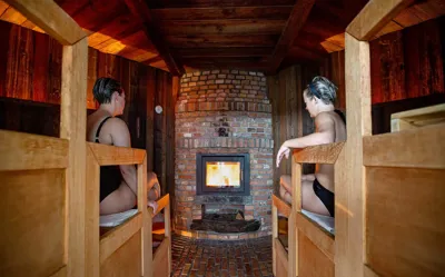 Hvidbjerg Strand Camping Resort Wellness Braendesauna