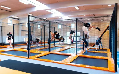 Hvidbjerg Strand Camping Resort Play City Trampolincenter Overblik