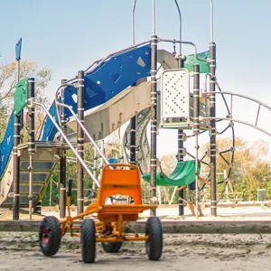 Hvidbjerg Strand Camping Resort Legeplads Klatretårn