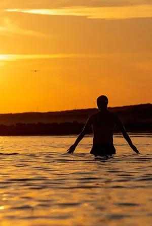 Hvidbjerg Strand Camping Resort Strand Badegaester Sommer