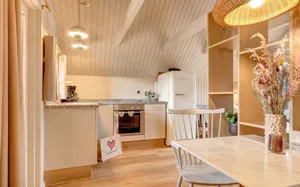 Hvidbjerg Strand Camping Resort Glamping Lodges Koekken