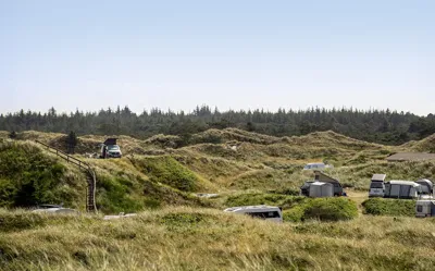 Vejers Strand Camping Pladsen Overblik