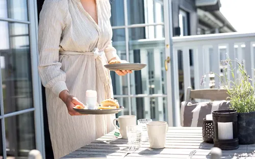 Hvidbjerg Strand Camping Resort Strandhotel Terresse Morgenmad