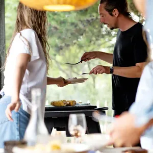 Hvidbjerg Strand Camping Resort Vesterhavsvilla Middag